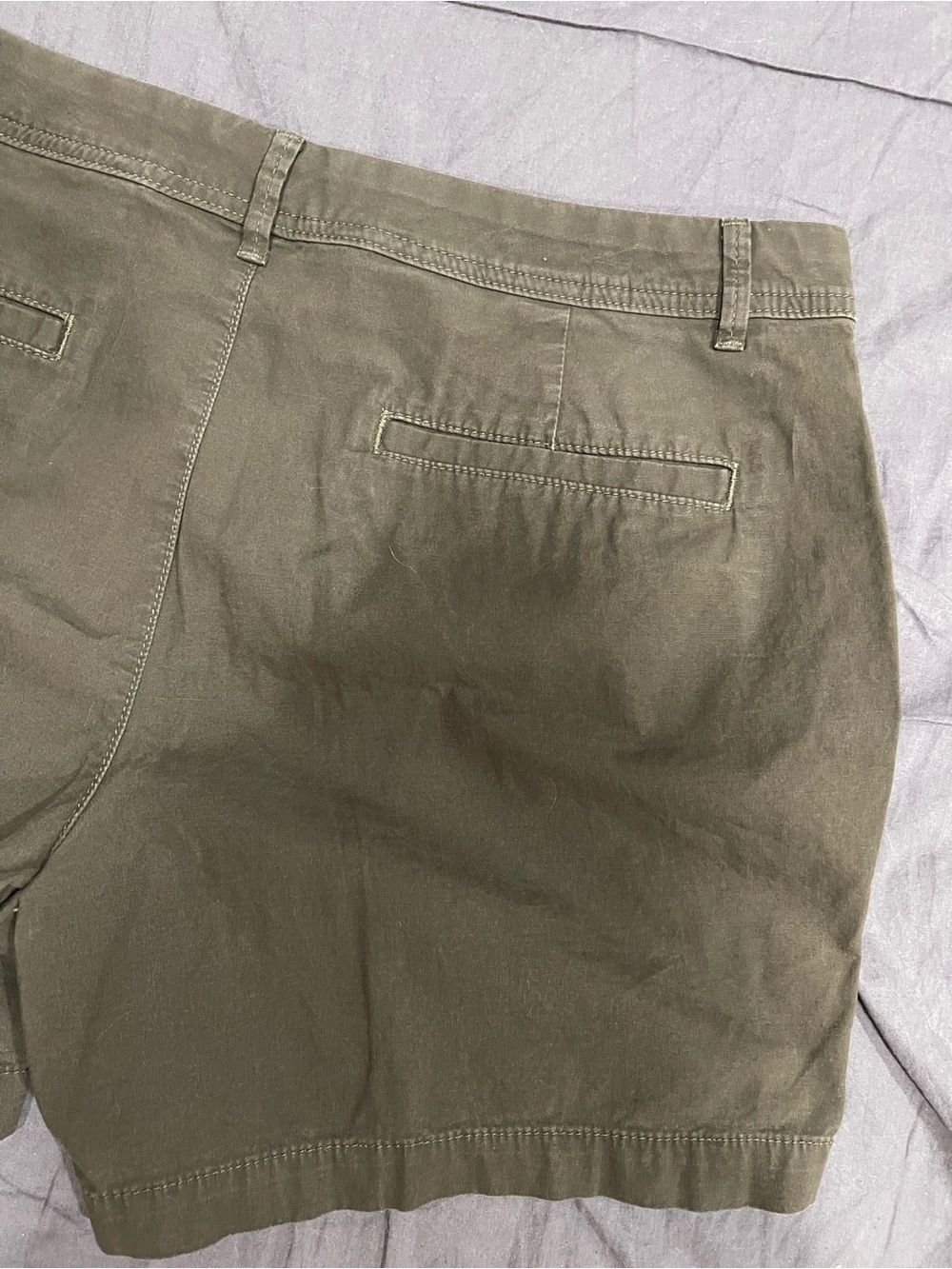 Banana Republic Olive Chino Shorts - Picture 4 of 7